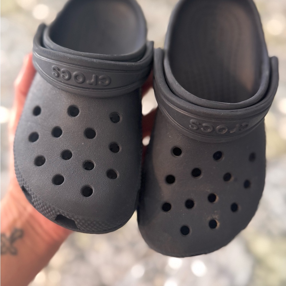 Crocs Kids Navy Clogs